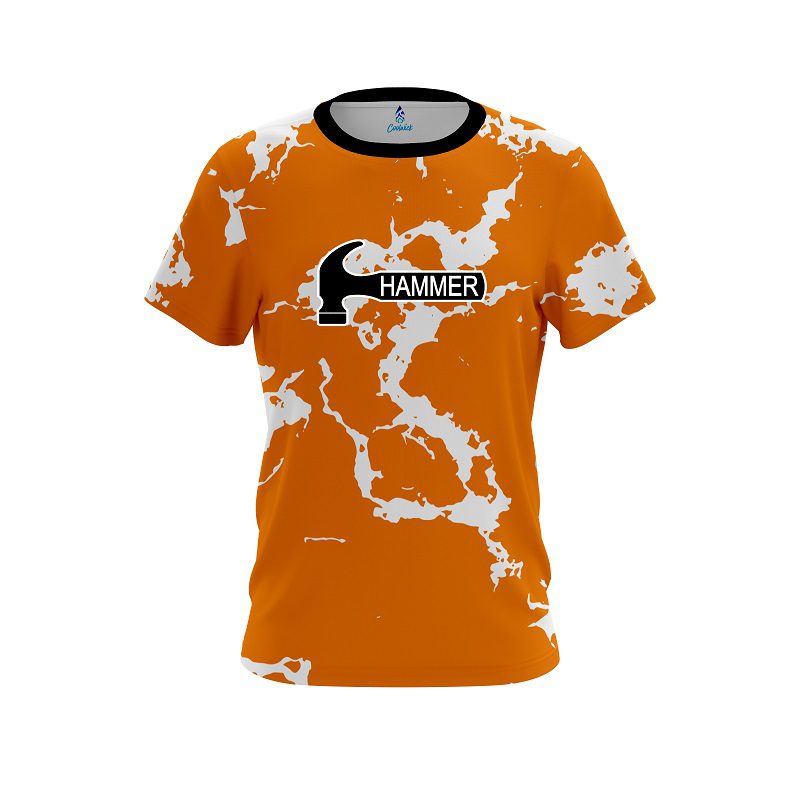 Hammer Orange Shock CoolWick Bowling Jersey