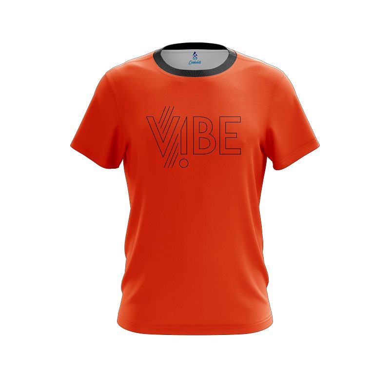 Hammer Orange Vibe CoolWick Bowling Jersey