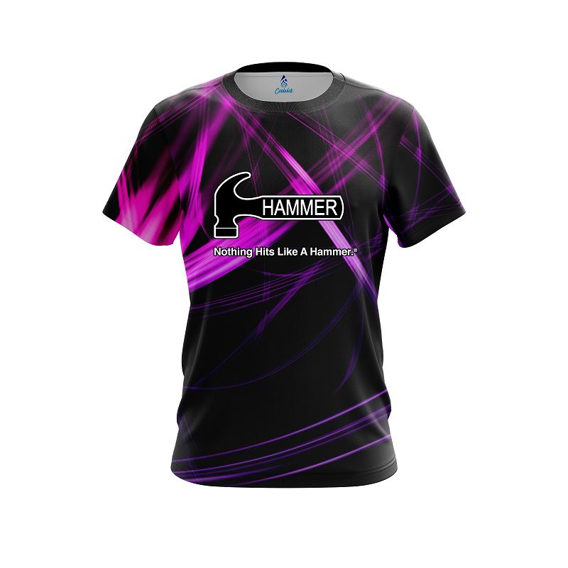 Hammer Pink Spiral CoolWick Bowling Jersey
