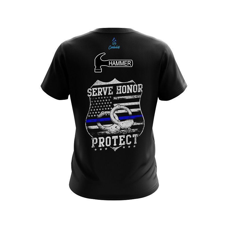 Hammer Police Protect CoolWick Bowling Jersey - Image 2