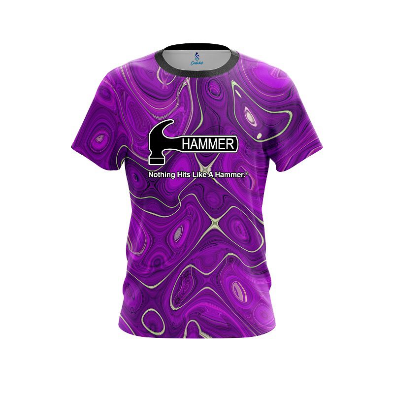 Hammer Psychedelic Purple Flow CoolWick Bowling Jersey