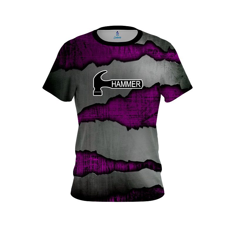 Hammer Purple Rigid Steel CoolWick Bowling Jersey