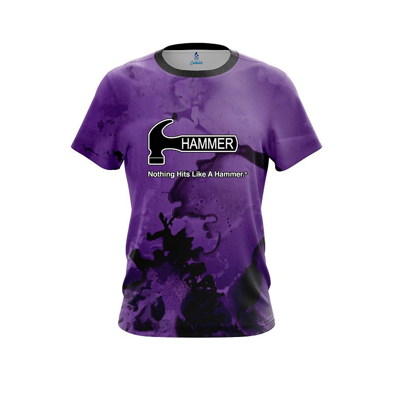 Hammer Purple Graffiti Grunge CoolWick Bowling Jersey