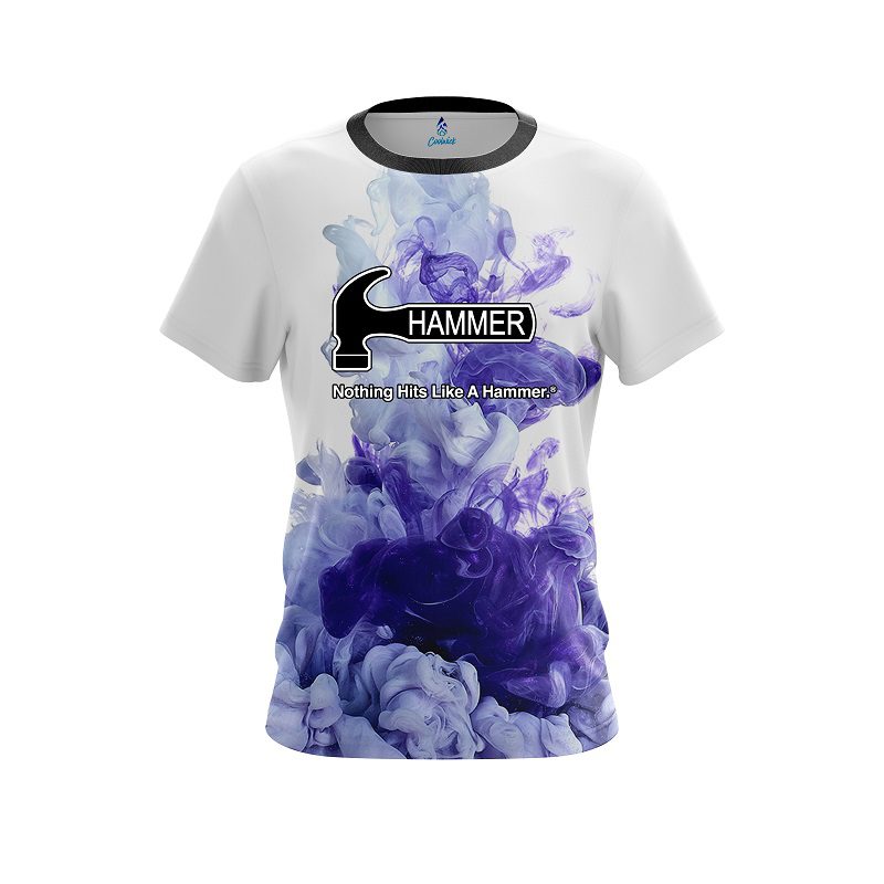 Hammer Purple ink Splash CoolWick Bowling Jersey