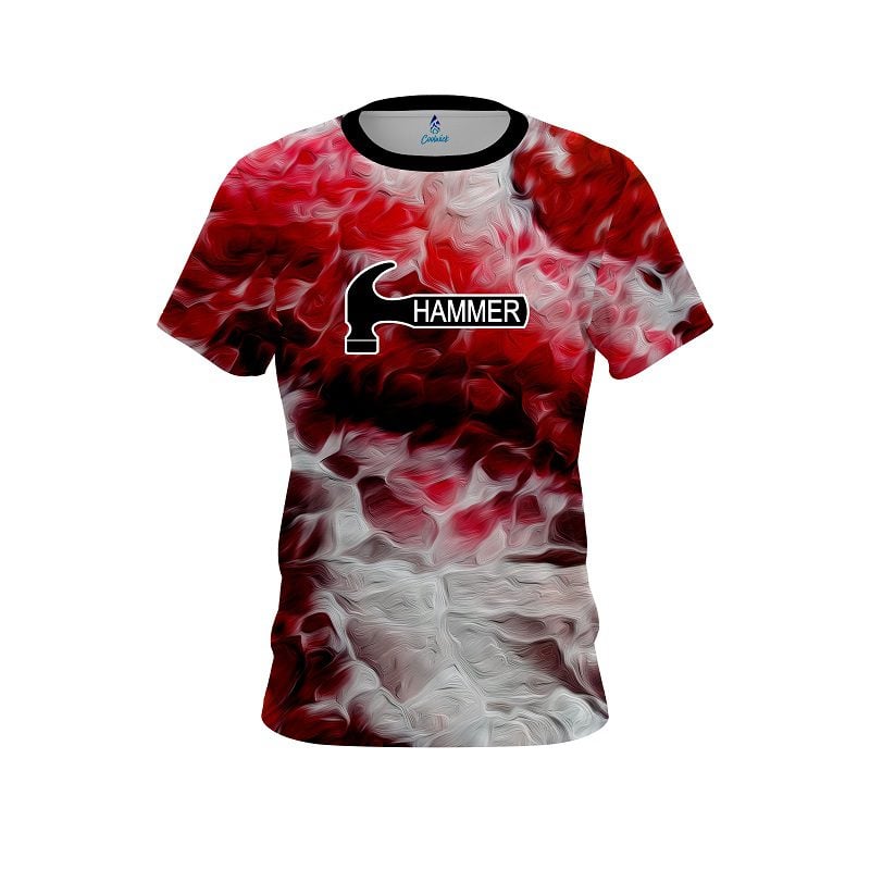 Hammer Red Marble Onyx CoolWick Bowling Jersey