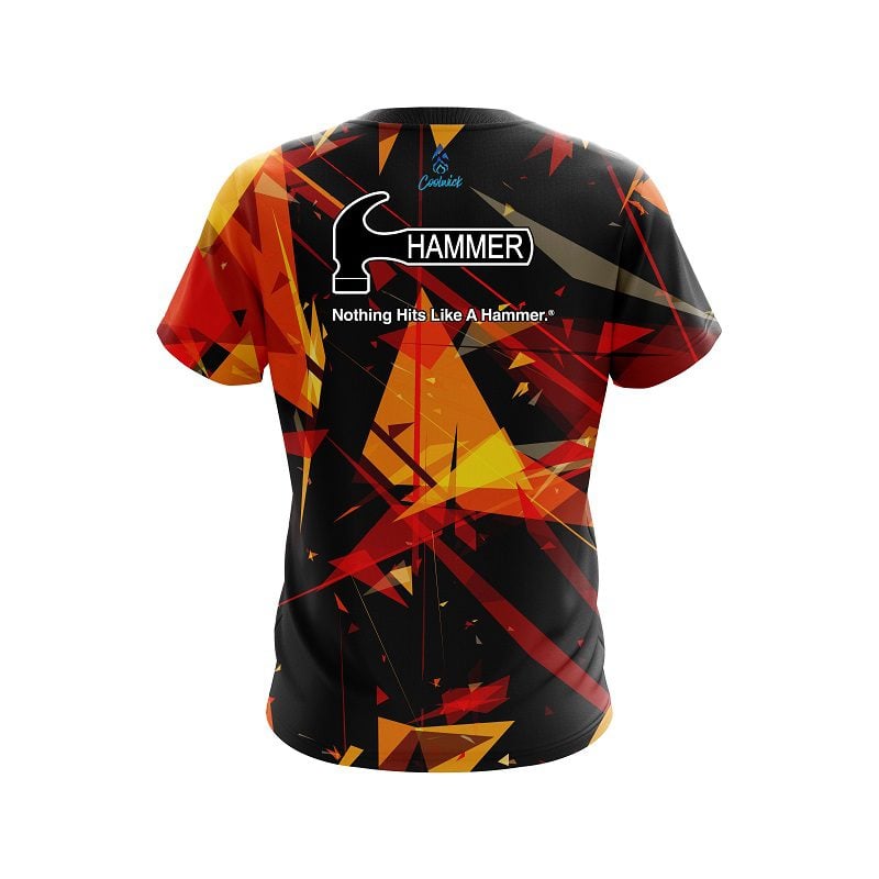 Hammer Shattered Shapes CoolWick Bowling Jersey - Image 2