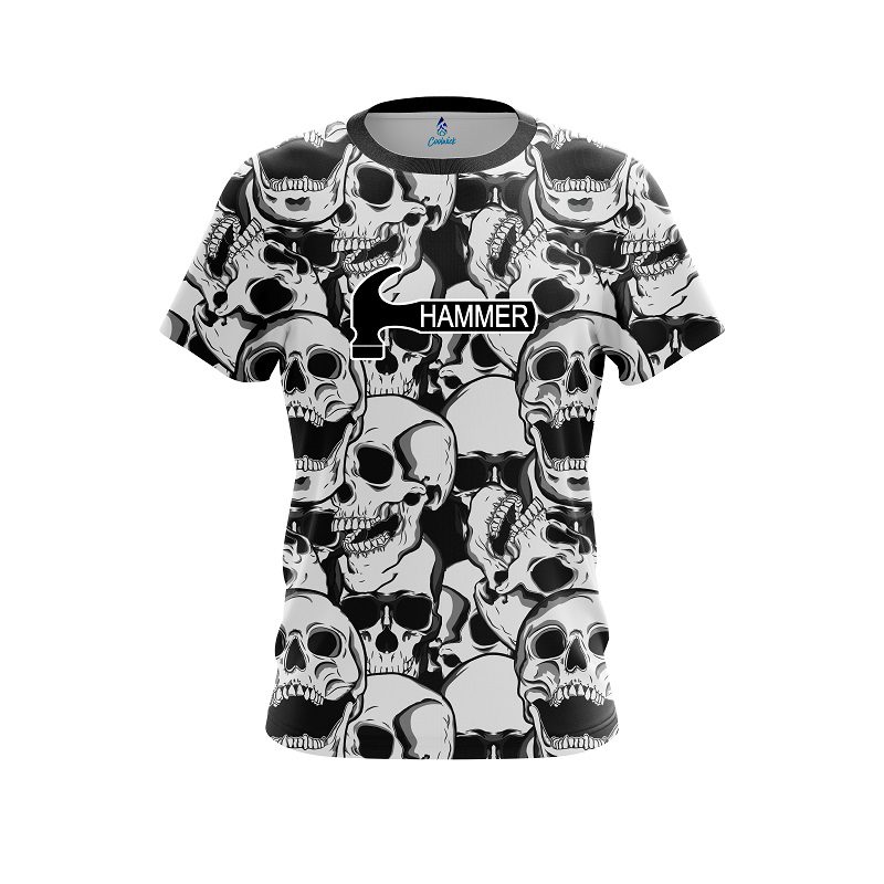 Hammer Skeleton Grunge CoolWick Bowling Jersey