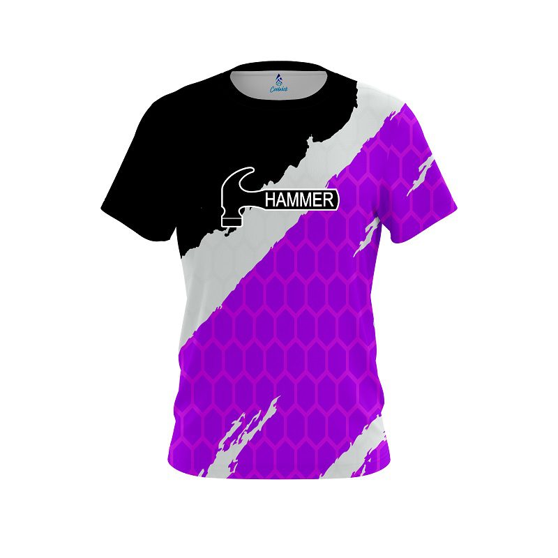 Hammer Split Power Purple CoolWick Bowling Jersey