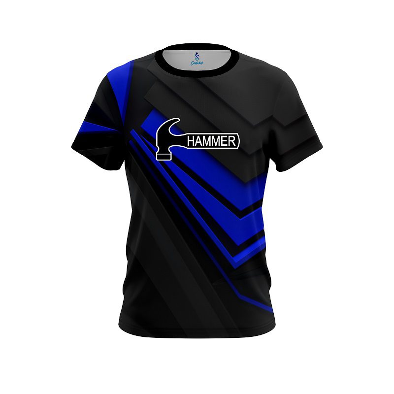 Hammer Steaming Dynamic Blue CoolWick Bowling Jersey