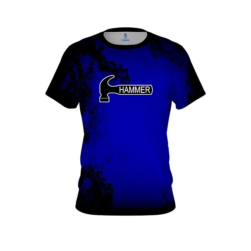 Hammer Toxic Rugged Smoke Blue CoolWick Bowling Jersey