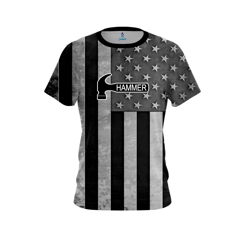 Hammer USA Steel Flag CoolWick Bowling Jersey