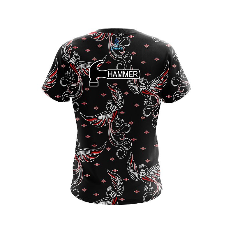 Hammer Phoenix Break Red CoolWick Bowling Jersey - Image 2