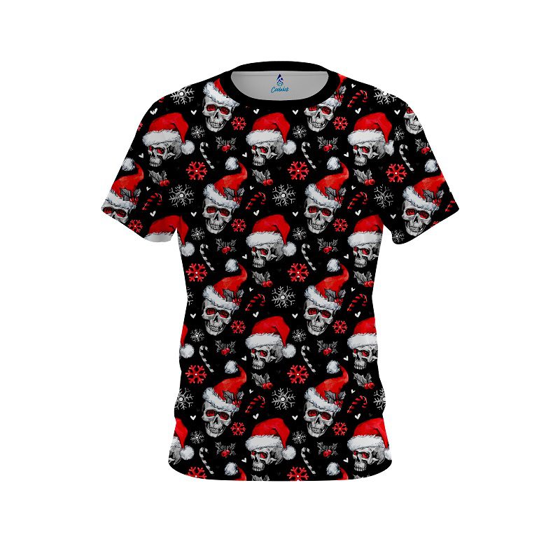 Plain Jolly Sugar Skull CoolWick Bowling Jersey