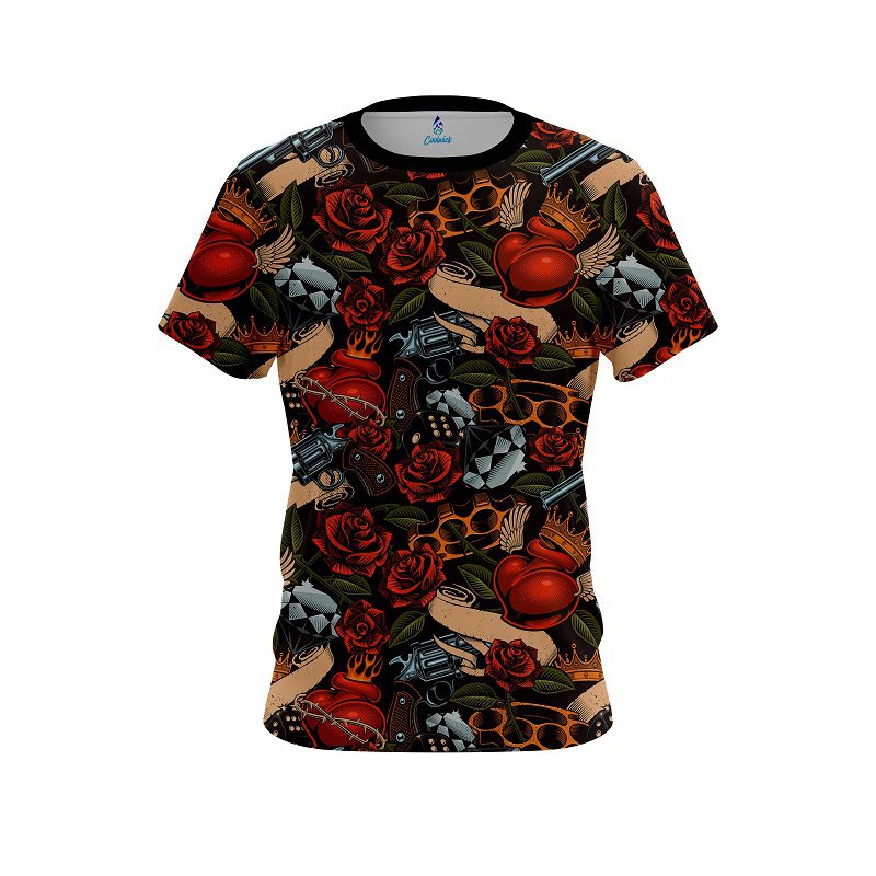 Plain Love Kills  CoolWick Bowling Jersey