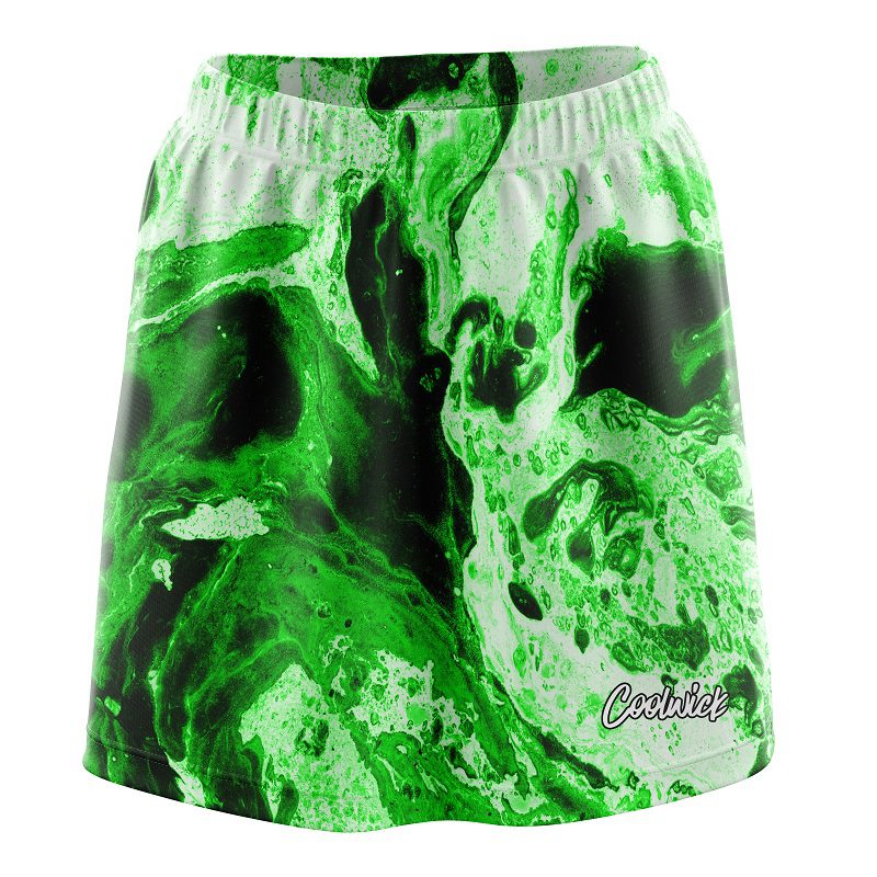 Marble Green CoolWick Bowling Skort