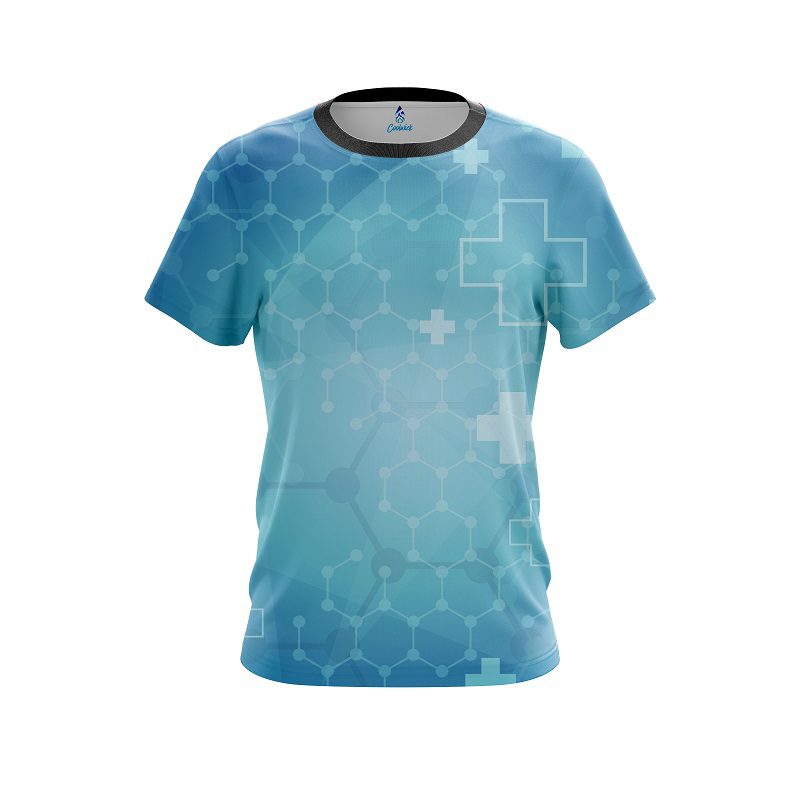 Plain Medical Molecules CoolWick Bowling Jersey