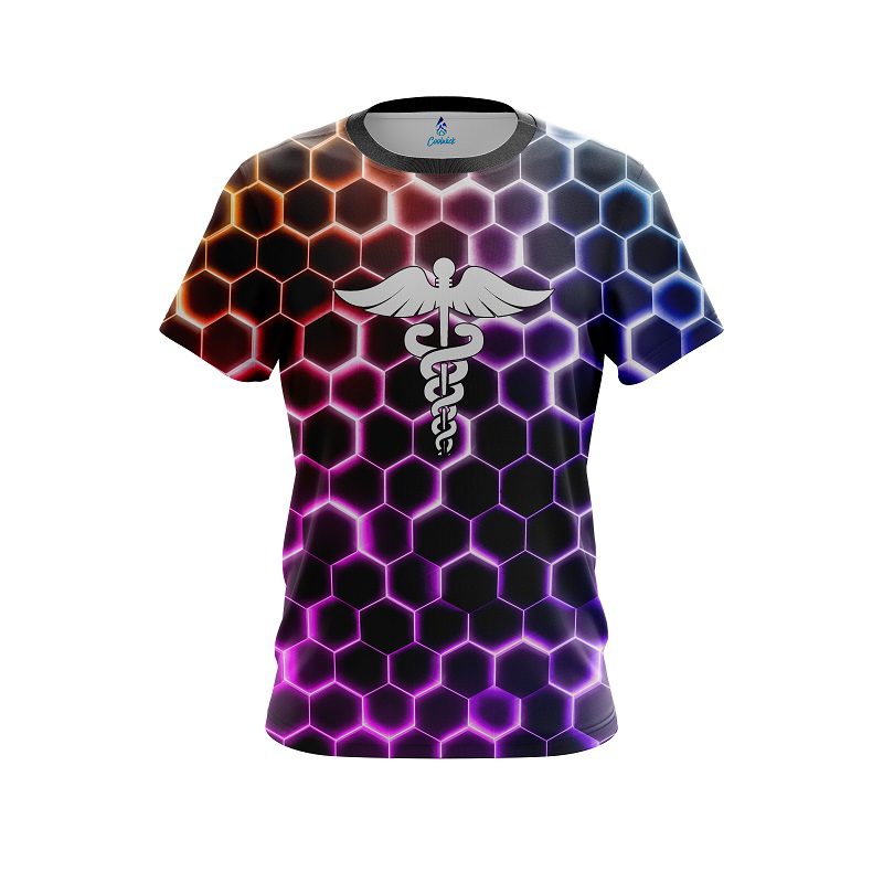 Plain Medical Snake Hex CoolWick Bowling Jersey