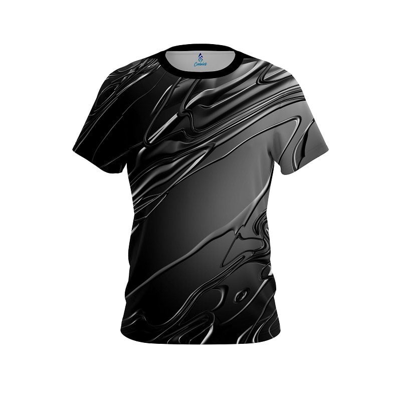 Plain Melting Silver CoolWick Bowling Jersey