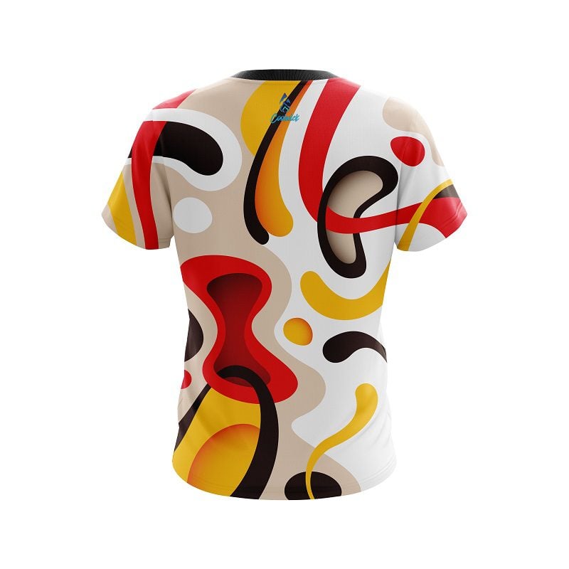 Plain Modern Art CoolWick Bowling Jersey - Image 2