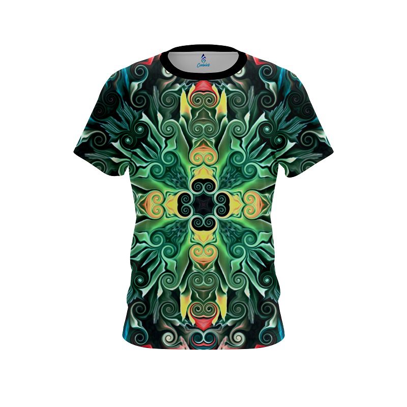Plain Mosaic Bloom CoolWick Bowling Jersey