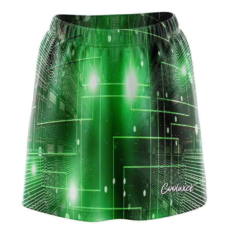 Motherboard Lime CoolWick Bowling Skort