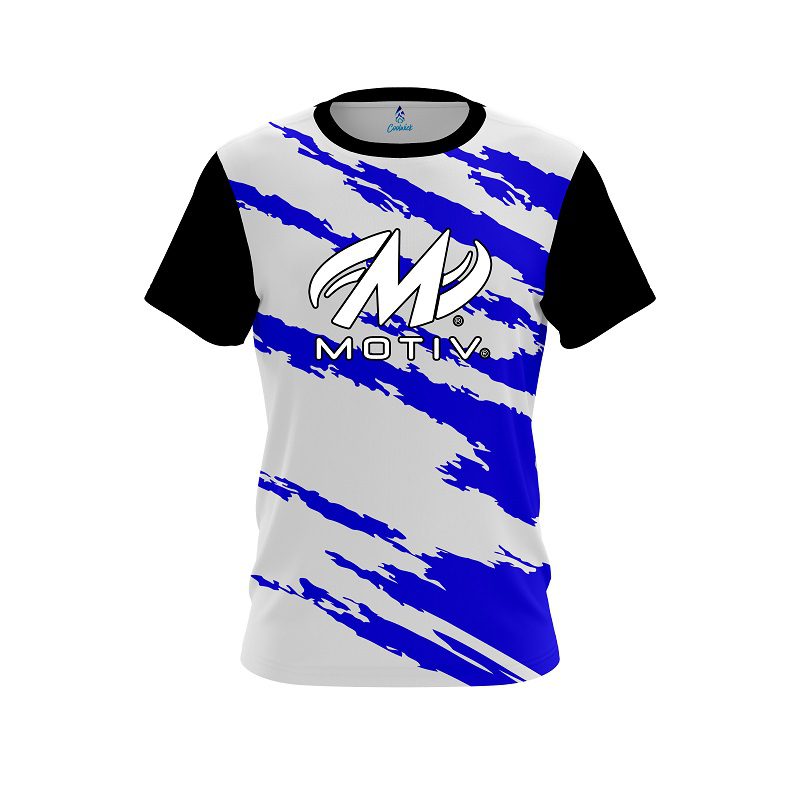 Motiv Athlete Bolt Blue CoolWick Bowling Jersey