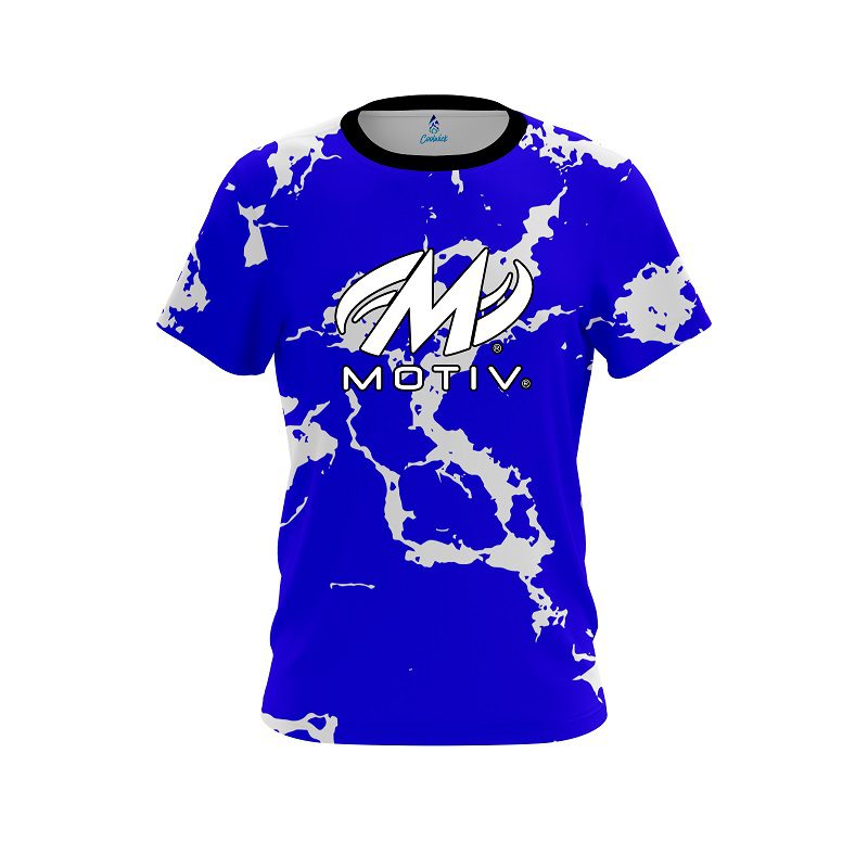 Motiv Blue Shock CoolWick Bowling Jersey