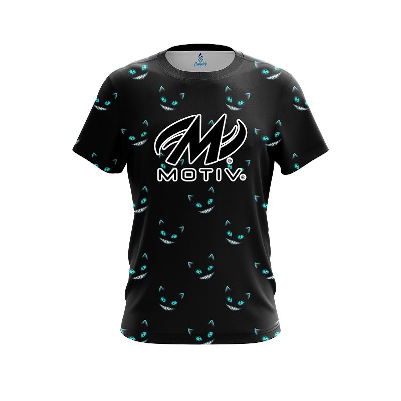 Motiv Cheshire Midnight Cat CoolWick Bowling Jersey