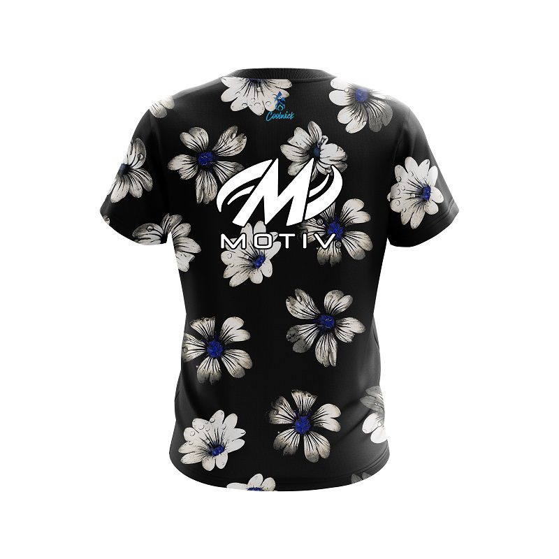 Motiv Daisy Blue CoolWick Bowling Jersey - Image 2