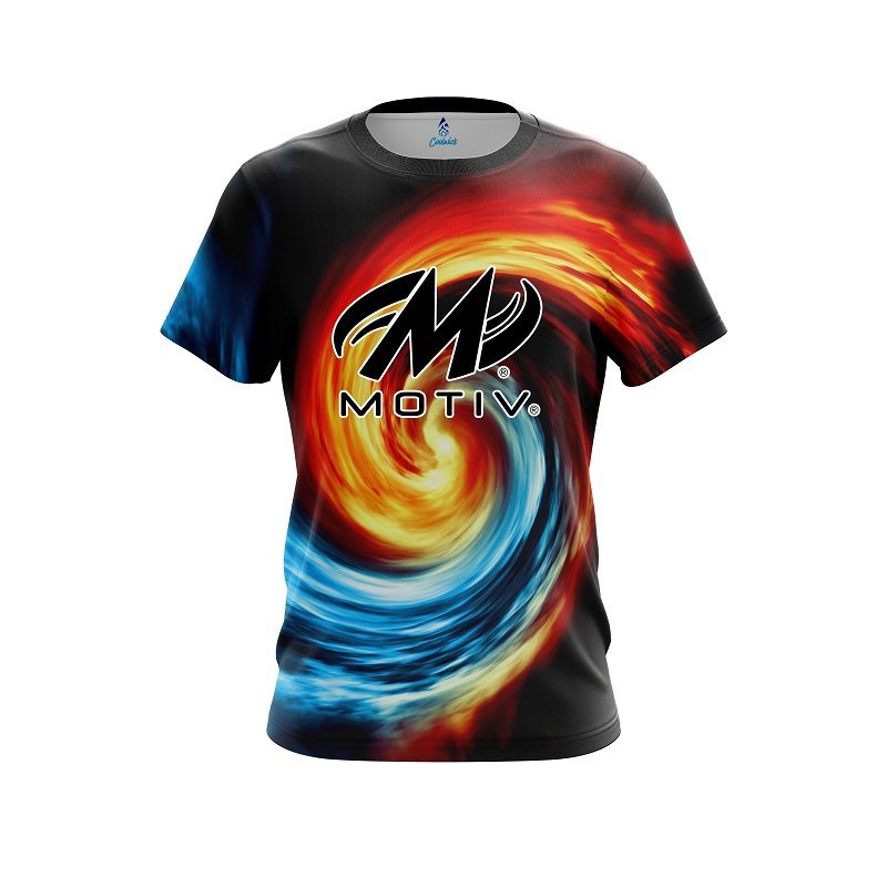 Motiv Fire And Ice Vortex CoolWick Bowling Jersey