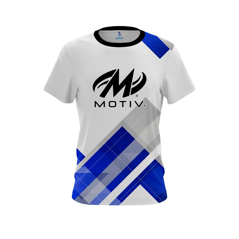 Motiv Flyer Blue CoolWick Bowling Jersey