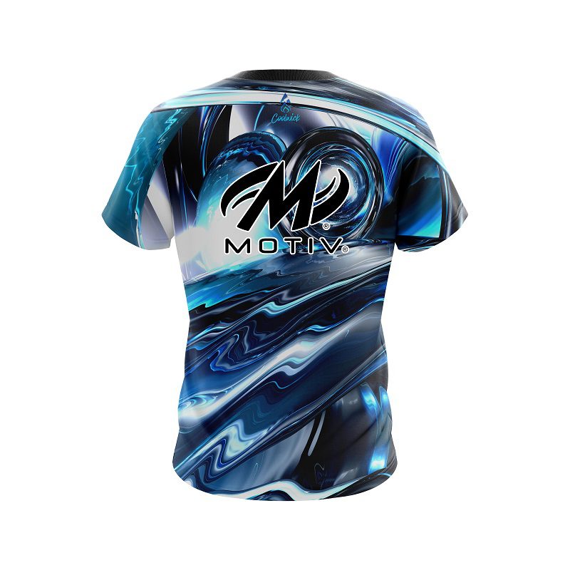 Motiv Futuristic Plasma Waves CoolWick Bowling Jersey - Image 2