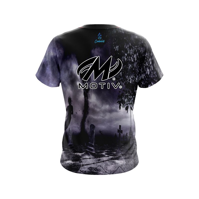 Motiv Ghost Cemetery CoolWick Bowling Jersey - Image 2