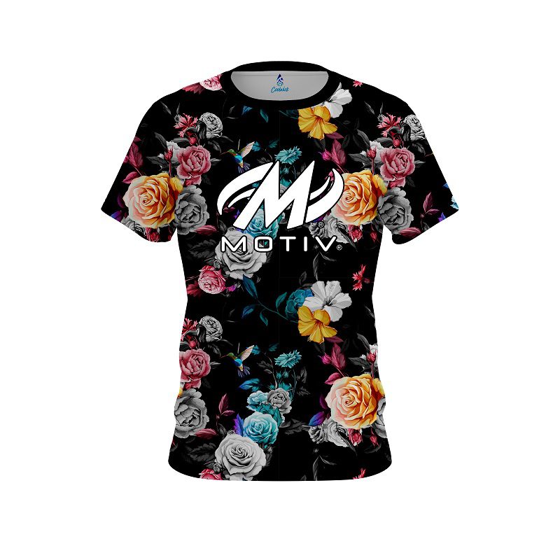 Motiv Hummingbird Watercolor Art CoolWick Bowling Jersey