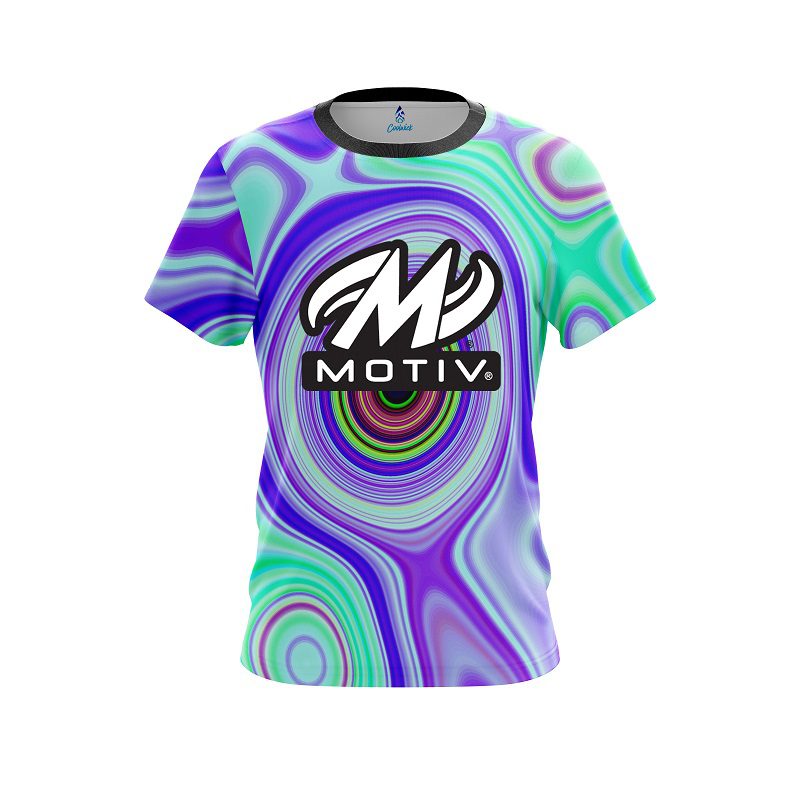 Motiv Hypnotic Swirl CoolWick Bowling Jersey