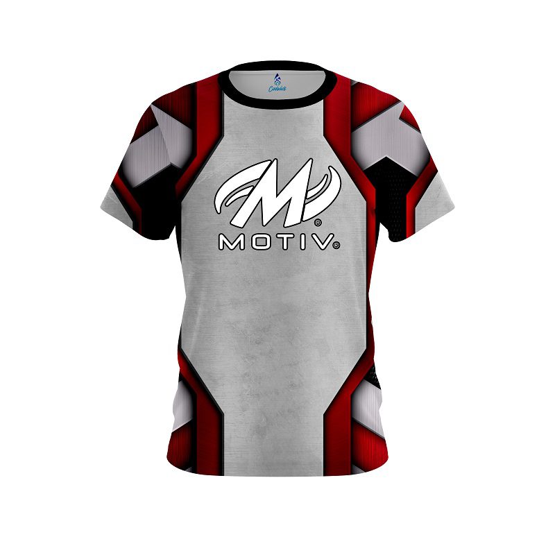 Motiv Iron Red CoolWick Bowling Jersey