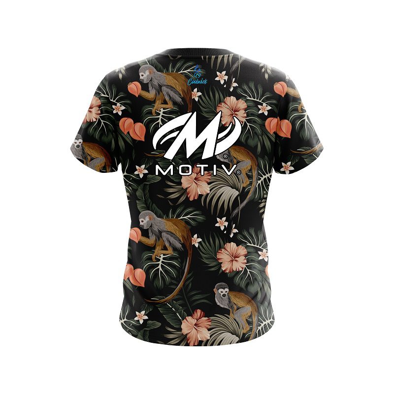 Motiv Monkey Escape CoolWick Bowling Jersey - Image 2