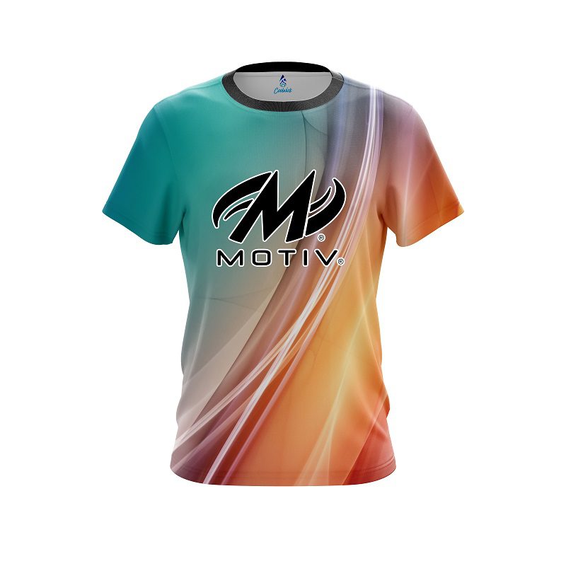 Motiv Multi Color Swirl CoolWick Bowling Jersey