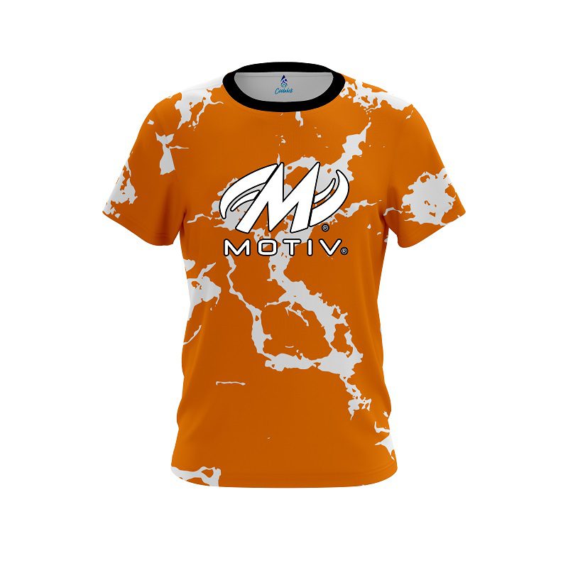 Motiv Orange Shock CoolWick Bowling Jersey
