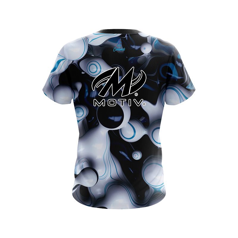 Motiv Paint Swirl Blob CoolWick Bowling Jersey - Image 2