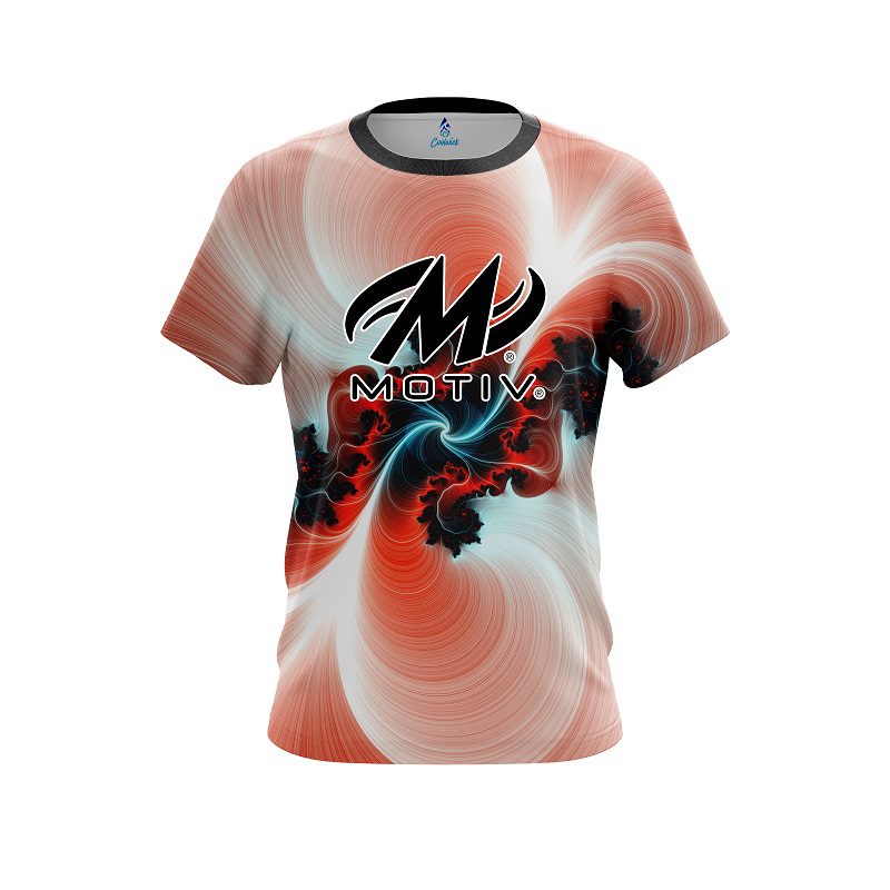 Motiv Peach Motion Vortex CoolWick Bowling Jersey