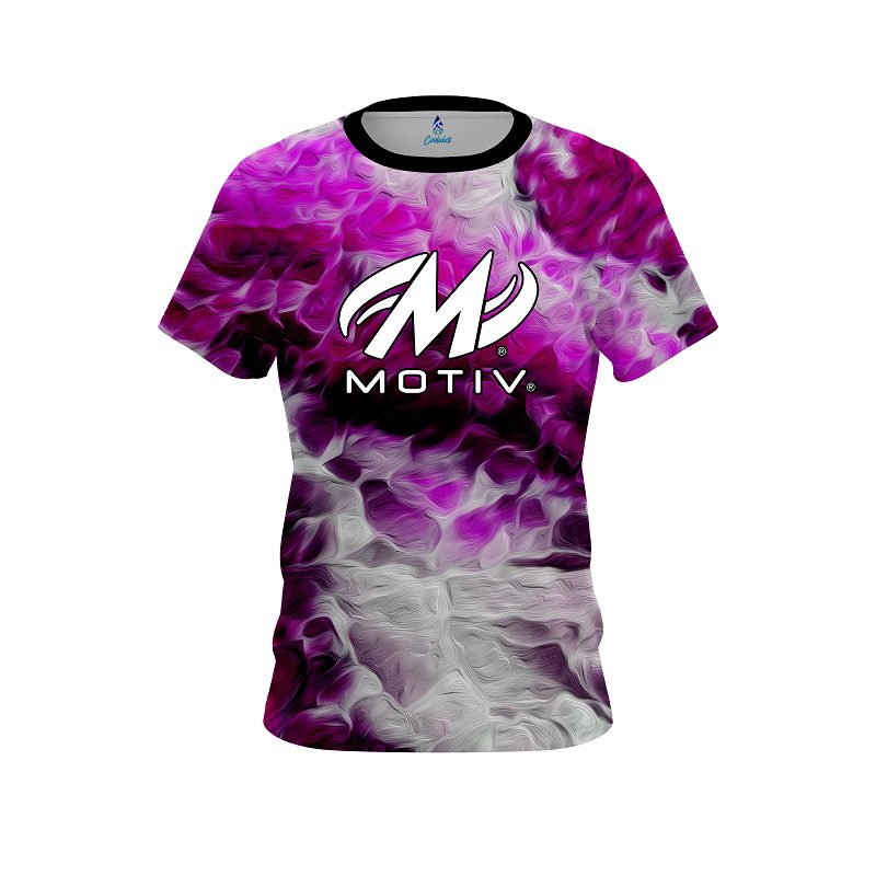 Motiv Pink Marble Onyx CoolWick Bowling Jersey