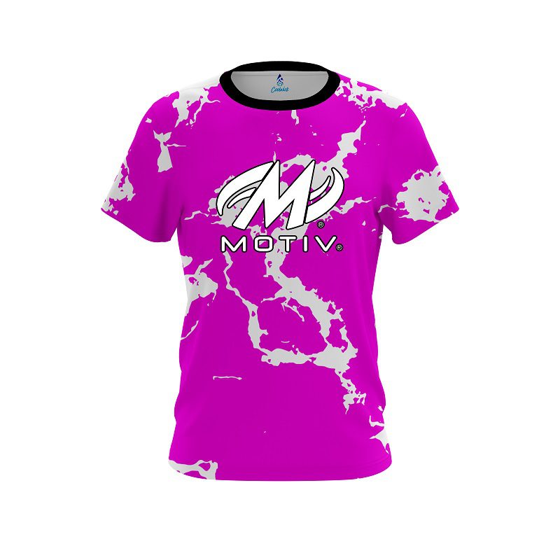 Motiv Pink Shock CoolWick Bowling Jersey