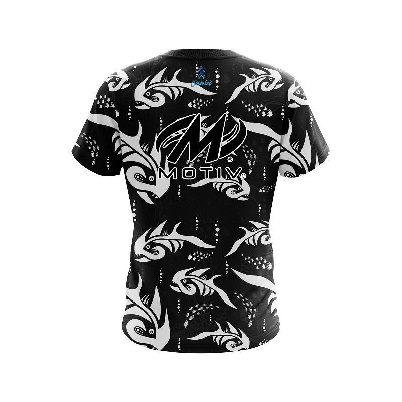 Motiv Piranha Escape CoolWick Bowling Jersey - Image 2