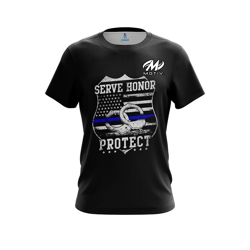 Motiv Police Protect CoolWick Bowling Jersey