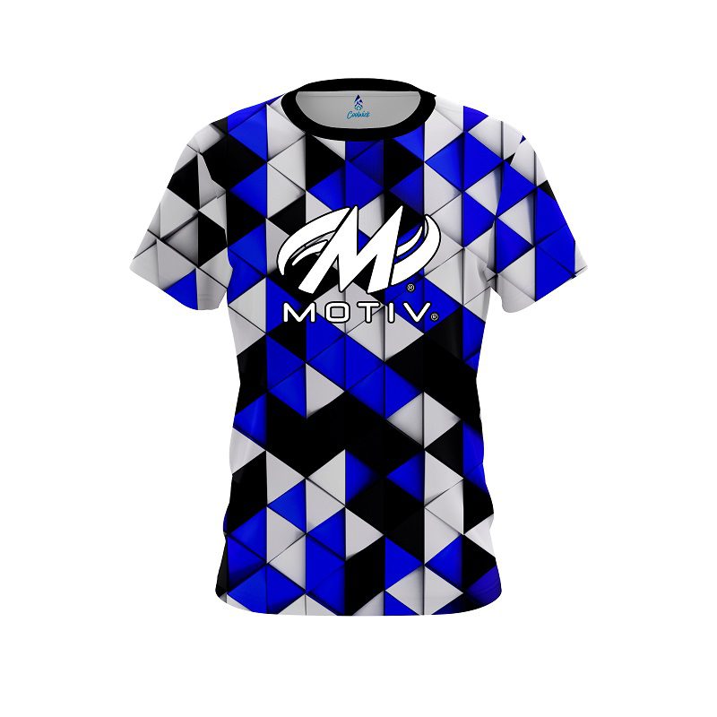 Motiv Prism Blue CoolWick Bowling Jersey