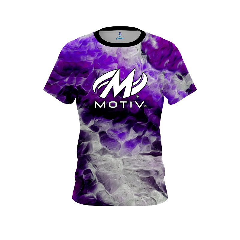 Motiv Purple Marble Onyx CoolWick Bowling Jersey
