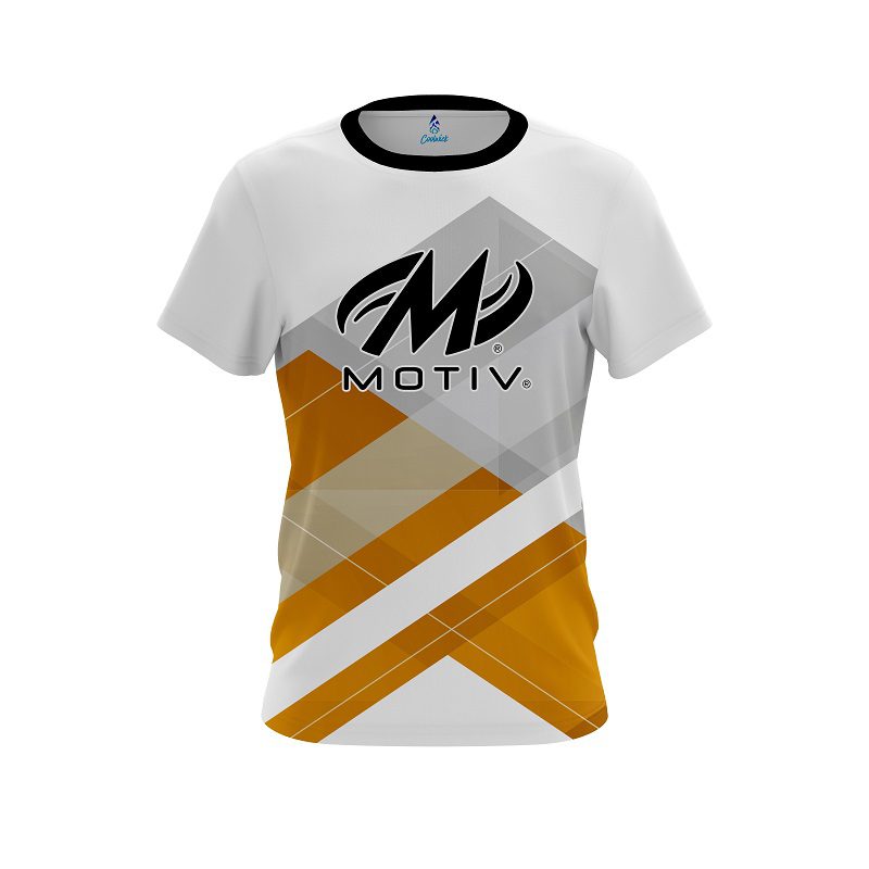 Motiv Racing Orange CoolWick Bowling Jersey