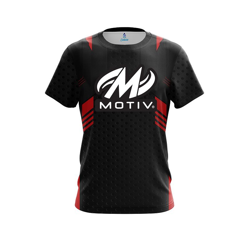 Motiv Red Steel CoolWick Bowling Jersey
