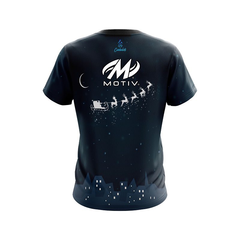 Motiv Santa Express CoolWick Bowling Jersey - Image 2